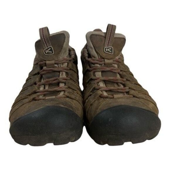 KEEN Shoes Women Size 9 Brown Leather Voyageur Hiking Low Hiking Boots Outdoor - Picture 3 of 11